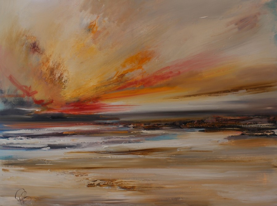 'West Coast as the Sunsets' by artist Rosanne Barr